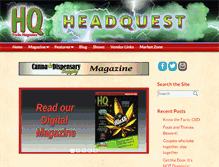 Tablet Screenshot of headquest.com